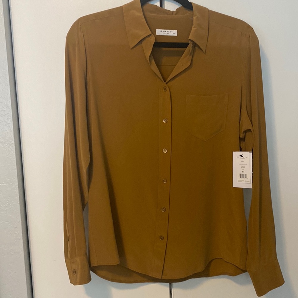 Equipment - M Brett shirt in Bronze